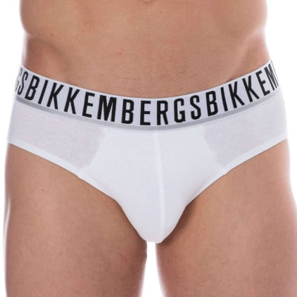 Bikkembergs 3-Pack Essential Cotton Briefs - White - Navy - Black