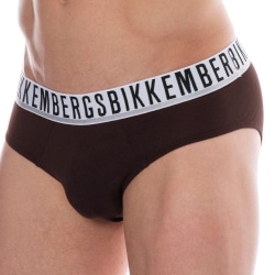 Bikkembergs 3-Pack Essential Cotton Briefs - White - Navy - Black