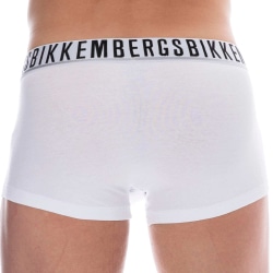 Lot de 3 Boxers Essential Coton Blanc - Marine - Noir Bikkembergs