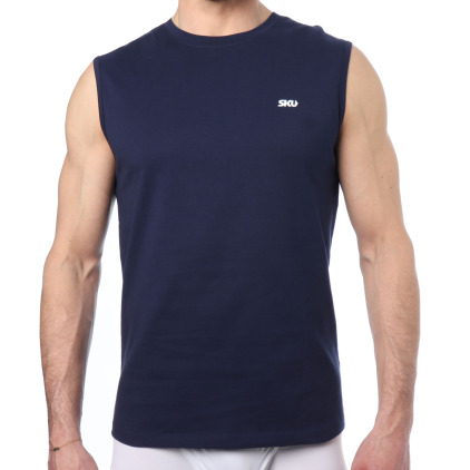 Débardeur Coton Bleu Marine SKU