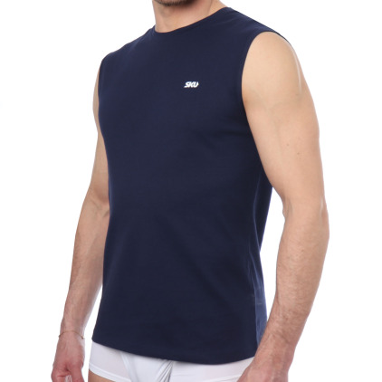 Débardeur Coton Bleu Marine SKU