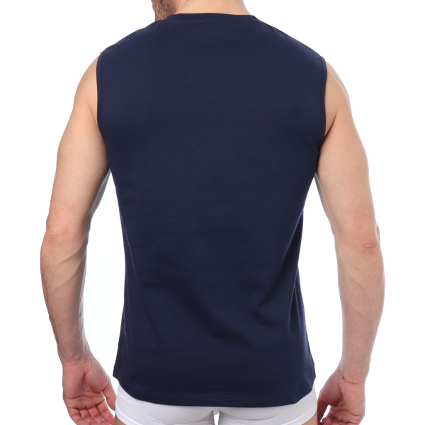 SKU Cotton Tank Top - Navy