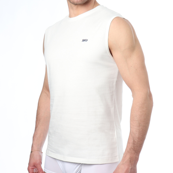 Débardeur Coton Blanc SKU