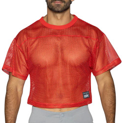 Bike Practice Crop Top - Bold Red