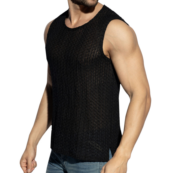 ES Collection Bobbles Tank Top - Black