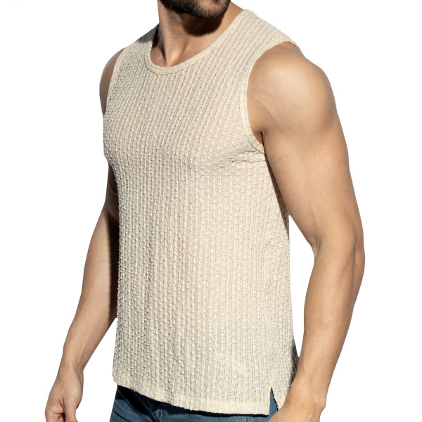 ES Collection Bobbles Tank Top - Beige