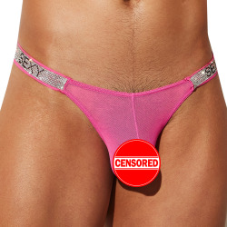 String Sexy Résille Fuchsia Sexy Boy