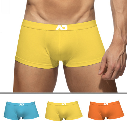 Lot de 3 Boxers Courts AD Essential Jaune - Orange - Turquoise Addicted