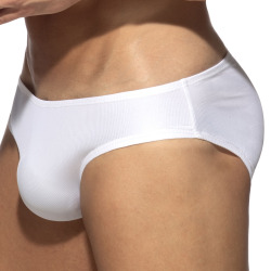 Addicted Snow White Rib Briefs