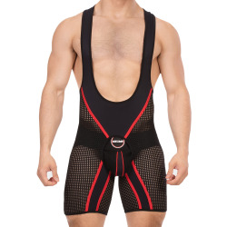 Barcode Krish Chaps Singlet - Black - Red