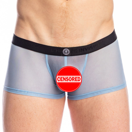 L'Homme invisible Faro Hipster Push-Up Trunks - Blue Ether