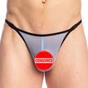 L'Homme invisible Faro Striptease Thong - Blue Ether