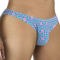 CandyMan Printed Bikini Briefs - Turquoise