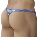 String Bulge Plus CHROM4TIC Bleu Metallisé CUT4MEN