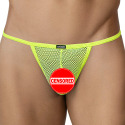 CUT4MEN ULTR4MESH G-String - Neon Yellow
