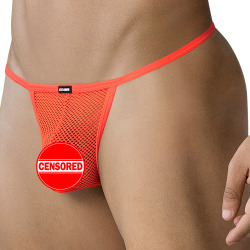 CUT4MEN ULTR4MESH G-String - Neon Orange
