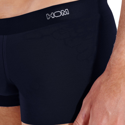 HOM Modal Clean Cut Invisible Boxer Briefs - Navy