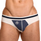 White / Indigo