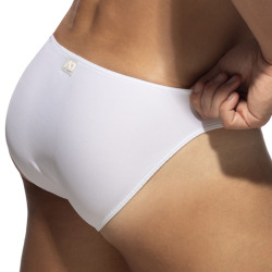 Addicted Sexy Rib Bikini Briefs - White