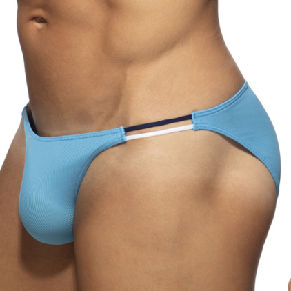 Addicted Sexy Rib Bikini Briefs - Sky Blue
