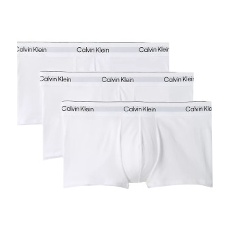 Lot de 3 Boxers Icon Coton Blancs Calvin Klein