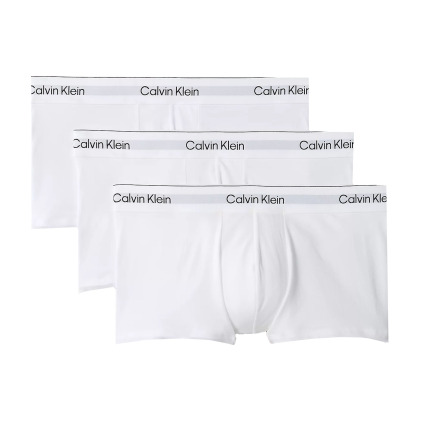 Lot de 3 Boxers Icon Coton Blancs Calvin Klein