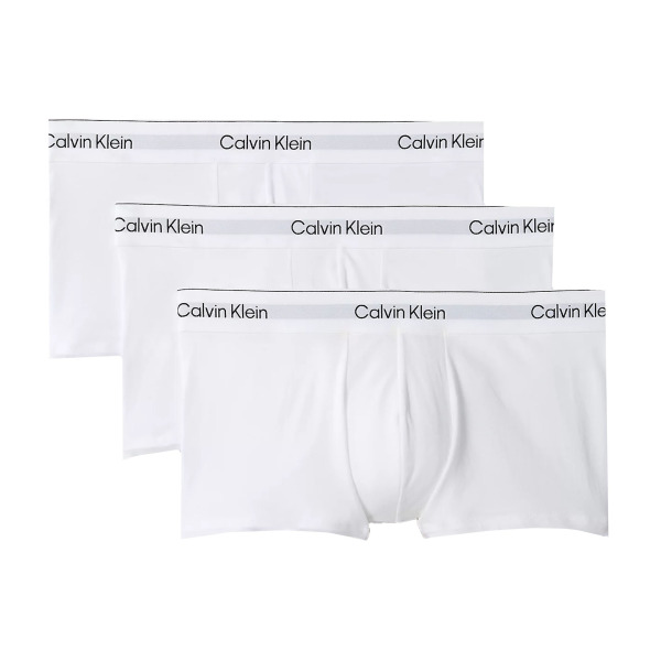 Calvin Klein 3-Pack Icon Cotton Boxer Briefs - White