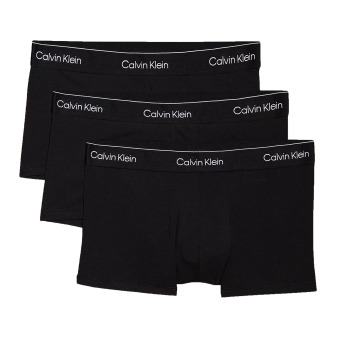 Lot de 3 Boxers Icon Coton Noirs Calvin Klein
