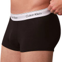 Calvin Klein 3-Pack Icon Cotton Boxer Briefs - Black with Contrast Waistband