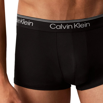 Calvin Klein 3-Pack Microfiber Stretch Trunks - Black