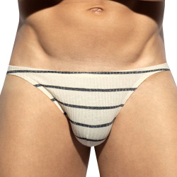 Slip Bikini Soft Grid Blanc ES Collection