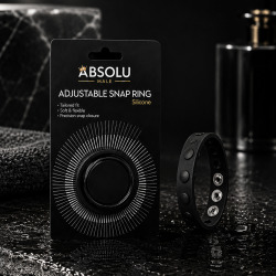Cockring Ajustable Noir Absolu Male