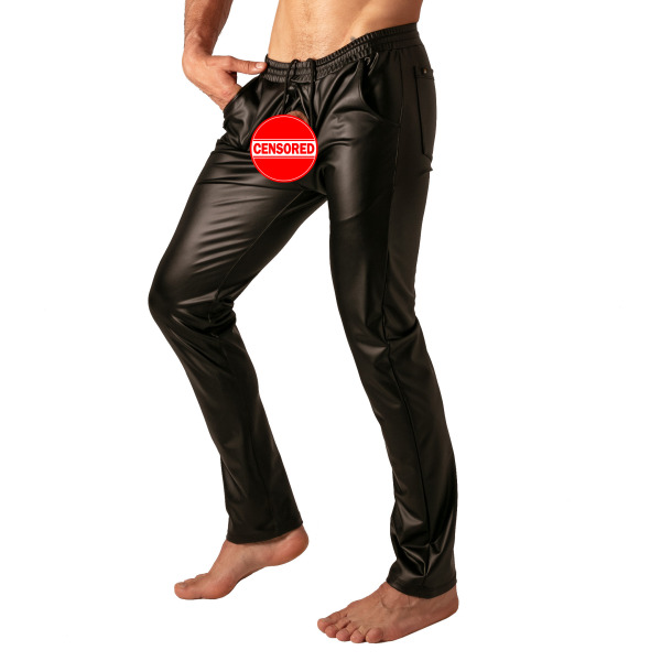 Pantalon Zip Master Ring Noir Absolu Male