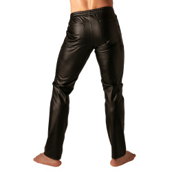 Absolu Male Master Ring Zipped Sweatpants - Black