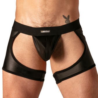 Absolu Male Master Chaps - Black