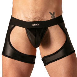 Absolu Male Master Chaps - Black