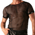 T-Shirt Mesh Seduction Noir Absolu Male