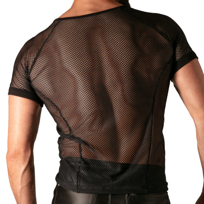 Absolu Male Seduction Mesh T-Shirt - Black