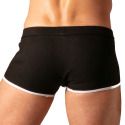 Boxer Rib Zip Noir Absolu Male