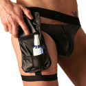 Absolu Male Master Flex Thigh Pocket Holster - Black