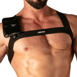 Absolu Male Master Flex Pocket Harness - Black