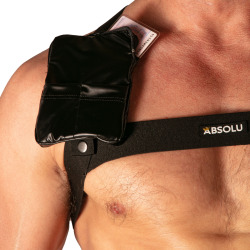 Absolu Male Master Flex Pocket Harness - Black