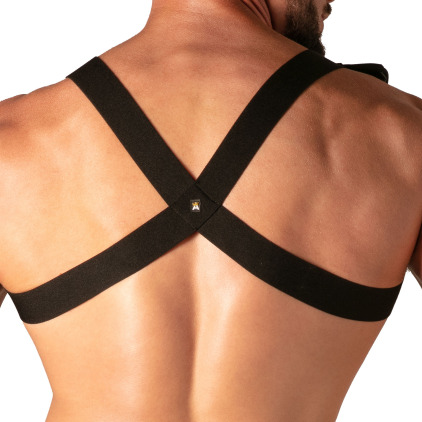 Absolu Male Master Flex Pocket Harness - Black