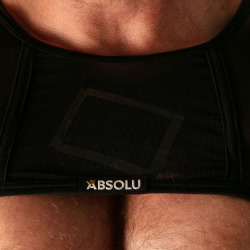 Harnais Bare Mesh Noir Absolu Male