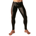 Legging Zip Rebel Noir Absolu Male