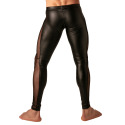 Legging Zip Rebel Noir Absolu Male