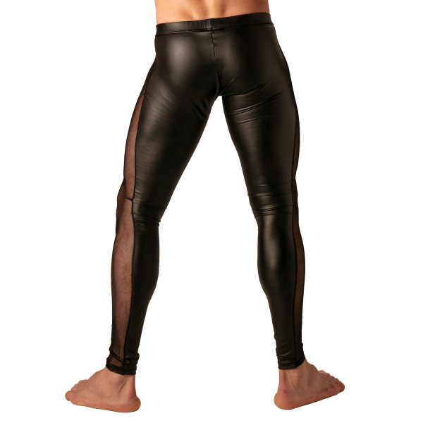Legging Zip Rebel Noir Absolu Male