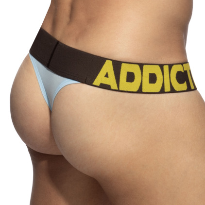 Addicted Naked Feeling Push Up Thong - Brown
