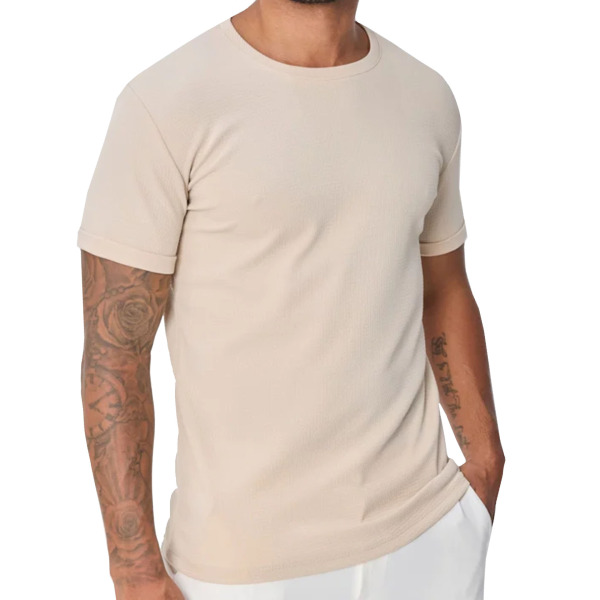 Frilivin Pique T-Shirt - Beige