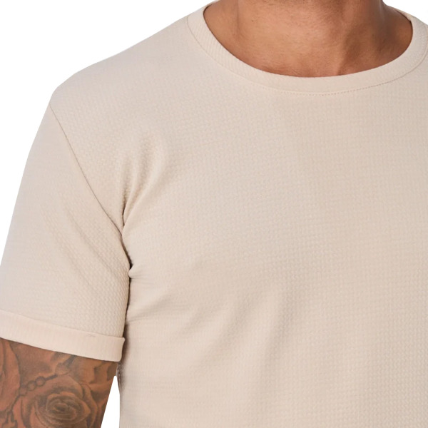Frilivin Pique T-Shirt - Beige